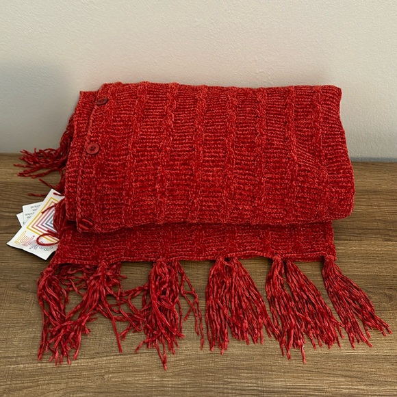 Burgundy or Rust Lu Lo Roe Cardigan - Picture 1 of 3